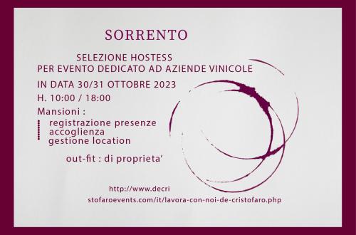 HOSTESS SORRENTO
